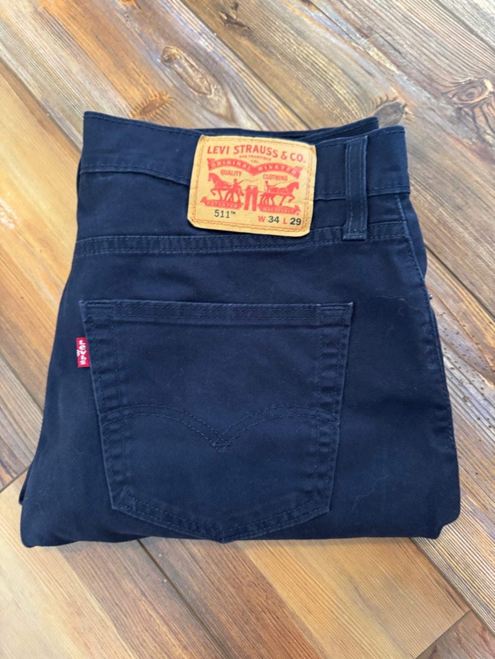 Levi’s 511 Slim Fit All Seasons Tech Jeans Dark Navy 34x29